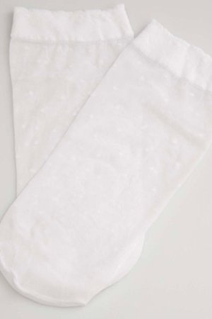 COCCODRILLO kojinės TIGHT SOCKS, baltos, WC5382902TSO-001-033, 33 cm 