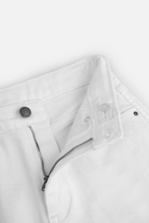 COCCODRILLO šortai JEANS COLLECTION GIRL, balti, WC4123201JCG-001 