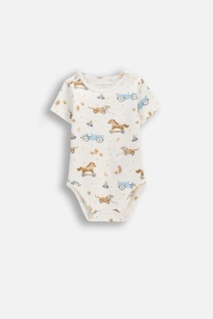 COCCODRILLO smėlinukas trumpomis rankovėmis, smėlio spalvos, dydis 