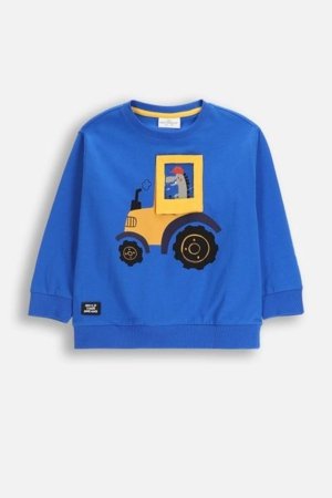 COCCODRILLO marškinėliai CITY BUILDER BOY KIDS, mėlyni, cm 