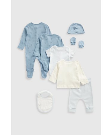 MOTHERCARE 8 dalių komplektas kūdikiui, IF254 62 