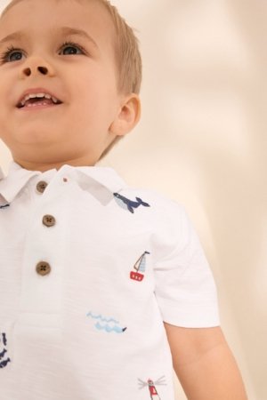 NEXT polo marškiniai trumpomis rankovėmis, AG8738, 80-86 