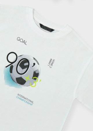 MAYORAL marškinėliai trumpomis rankovėmis, white, 6.036-30, 152  cm 