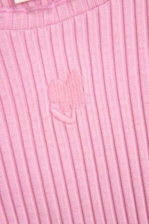 COCCODRILLO marškinėliai ilgomis rankovėmis MAXITROPIC GIRL KIDS, rožiniai, WC5143104MGK-007-122, 122 cm 