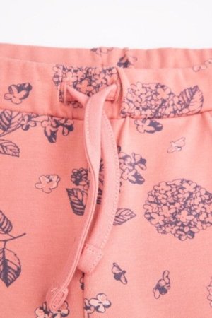 COCCODRILLO sportinės kelnės FLOWERS GIRL NEWBORN, rožinės, ZC4120102FGN-007-086, 86 cm 