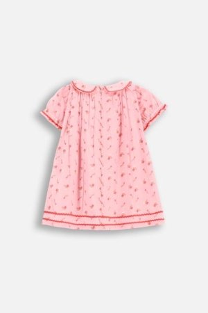 COCCODRILLO suknelė trumpomis rankovėmis NOSTALGIC MEADOW GIRL NEWBORN, rožinė, WC5128201NGN-033-086, 86 cm 