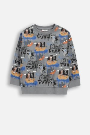 COCCODRILLO marškinėliai ilgomis rankovėmis, pilki, cm 