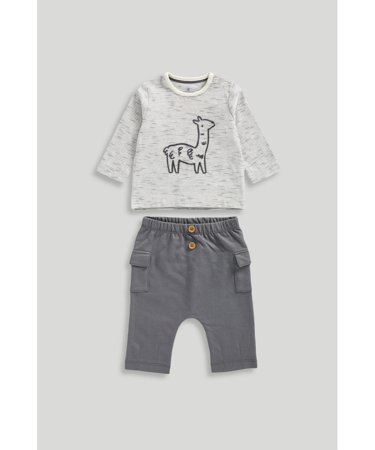 MOTHERCARE marškinėliai ilgomis rankovėmis ir kelnės, LK515 86 