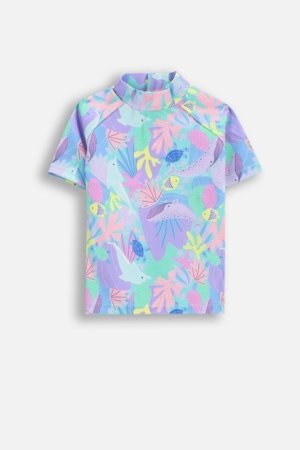 LEMON maudymosi kostiumėlis ir kepurė, spalvotas, WL6376801SWG-022-092, 92 dydis 