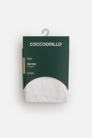 COCCODRILLO pėdkelnės, baltos, dydis 