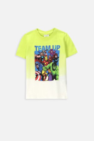 COCCODRILLO marškinėliai trumpomis rankovėmis LICENCE BOY DISNEY, lime, WC4143202LBD-030- 