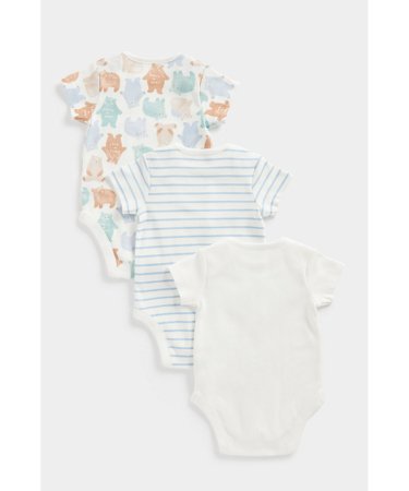 MOTHERCARE smėlinukas trumpomis rankovėmis, 3 vnt., CB252 608069