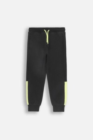COCCODRILLO sportinės kelnės WORLD OF PIXEL BOY KIDS, juodos, ZC4120103WBK-021-122, 122 cm 