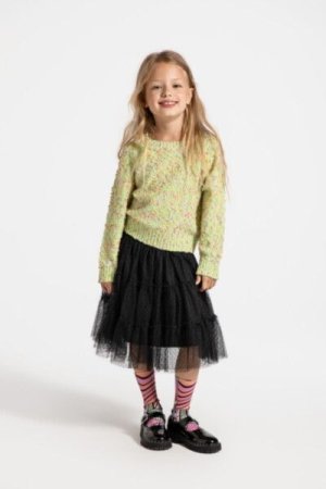COCCODRILLO megztinis CARTOONS GIRL KIDS, žalias, ZC4172101CGK-011-122, 122 cm 