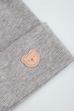 COCCODRILLO kepurė, pilka, XCX364303BAC-019-044, 44 dydis 