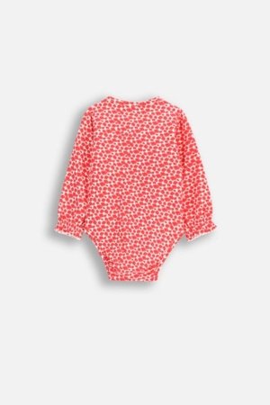 COCCODRILLO smėlinukas ilgomis rankovėmis NOSTALGIC MEADOW GIRL NEWBORN, kreminis, WC5112601NGN-003-074, 74 cm 