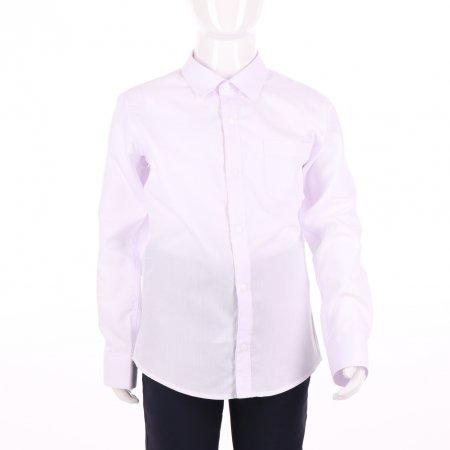MAMAJUM marškiniai ilgomis rankovėmis su kniedėmis, balti, 10-000023, 122/128 cm 10-000023