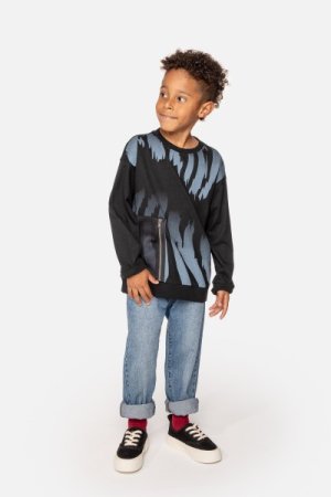 COCCODRILLO kelnės JEANS COLLECTION BOY, tamsiai mėlynos, ZC3123101JCB-015 ZC3123101JCB-015-110