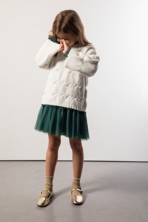 COCCODRILLO megztinis, kreminis, ZC5172102EPG-003-116, 116 cm 