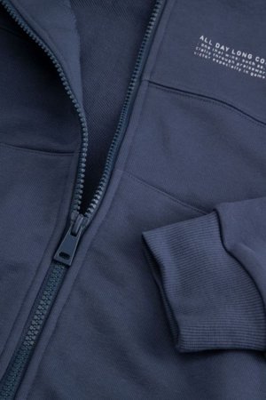 COCCODRILLO susegamas džemperis su gobtuvu, mėlynas, cm 