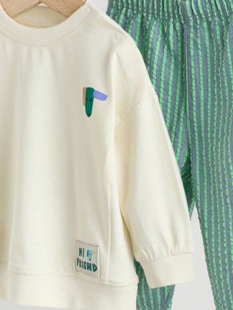 NEXT marškinėliai ilgomis rankovėmis ir kelnės, W60312, cm 