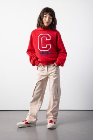 COCCODRILLO kelnės ACADEMY GIRL JUNIOR, kreminės, cm 