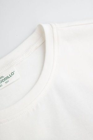 COCCODRILLO marškinėliai, kreminiai, ZC5143209LGD-003-152, 152 cm