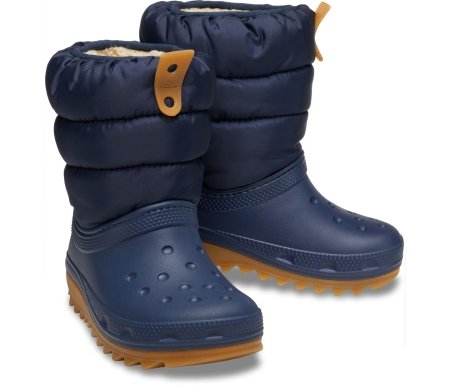 CROCS žieminiai sniego batai, tamsiai mėlyni, 207684-4PQ, 33,5 dydis 