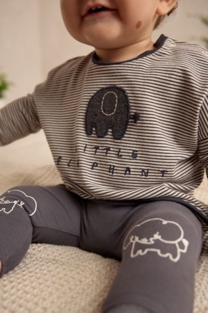 NEXT marškinėliai ilgomis rankovėmis ir kelnės, E48214 80-86 