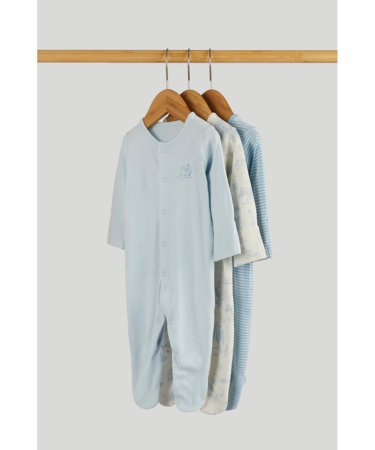 MOTHERCARE šliaužtinukas ilgomis rankovėmis 3 vnt., AV57401 cm 