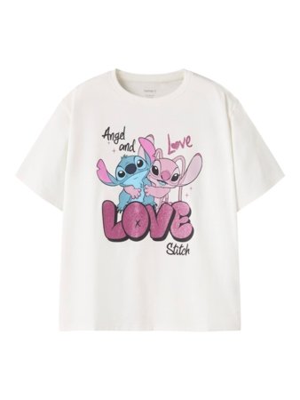 NAME IT STITCH marškinėliai, 13255848-F0EEE9 134-140 cm 