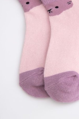 COCCODRILLO kojinės SOCKS GIRL, rožinės, WC5382404SOG-033-033, 33 cm 