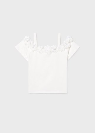 MAYORAL marškinėliai trumpomis rankovėmis, natural, 6.003-95, 140 cm 