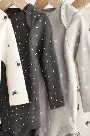 NEXT smėlinukas ilgomis rankovėmis, 4vnt., D70305 62-68 