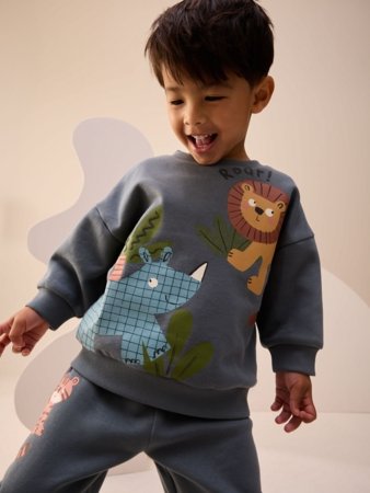 NEXT džemperis ir kelnės, F89396, 92-98 cm 