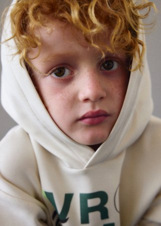 MAYORAL džemperis su gobtuvu, hemp, 3.435-72, 110  cm 