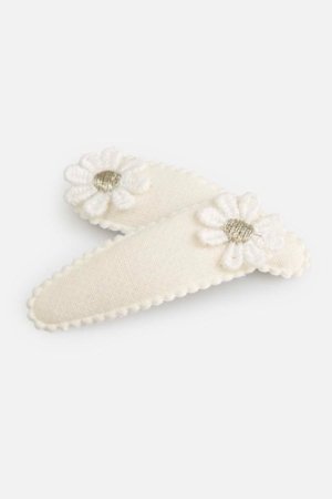 COCCODRILLO plaukų segtukai, smėlio spalvos, WC6311730PBJ-003-000,  