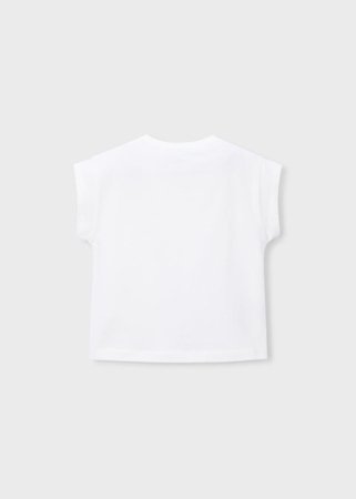 MAYORAL marškinėliai trumpomis rankovėmis, natur-lake, 3.005-77, 104  cm 