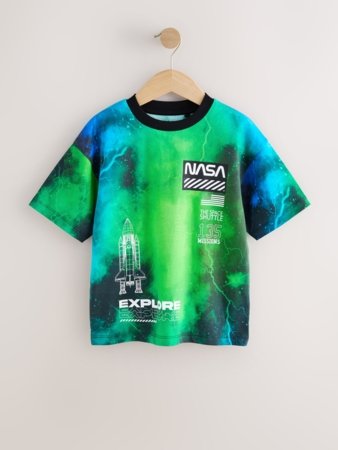 NEXT NASA marškinėliai trumpomis rankovėmis, Y01323, 104 cm 