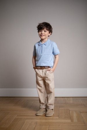 COCCODRILLO kelnės, smėlio spalvos, WC6119101EJB-002-134, 134 cm 