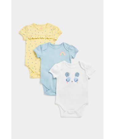 MOTHERCARE smėlinukas trumpomis rankovėmis, 3 vnt., EB492 622650