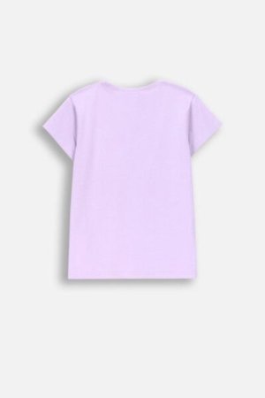 COCCODRILLO marškinėliai EVERYDAY GIRL A, violetiniai, ZC4143204VGA-016-152, 152 cm 