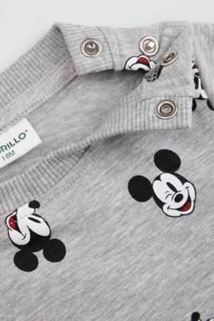 COCCODRILLO smėlinukas trumpomis rankovėmis, pilkas, 