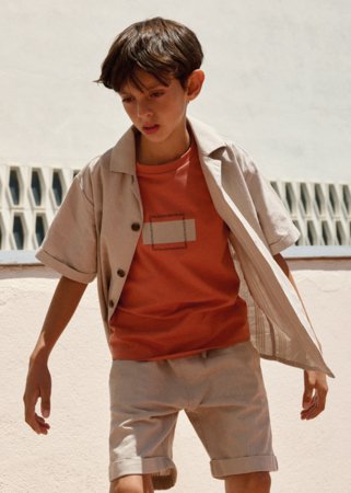 MAYORAL marškinėliai trumpomis rankovėmis, copper, 6.028-96, 140 cm 