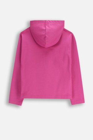 COCCODRILLO džemperis su gobtuvu, rožinis, cm 