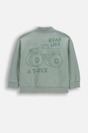 COCCODRILLO susegamas džemperis, žalias, WC6132201NBK-011-116, 116 cm 