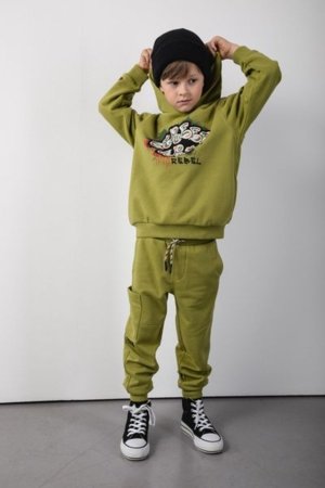 COCCODRILLO kelnės SPORTS BOY KIDS, žalios, cm 