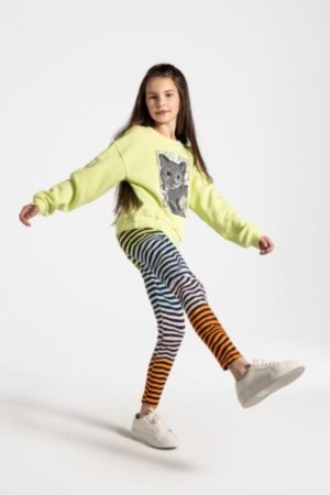 COCCODRILLO tamprės CARTOONS GIRL JUNIOR, multicoloured, ZC4122101CGJ-022-164, 164 cm 