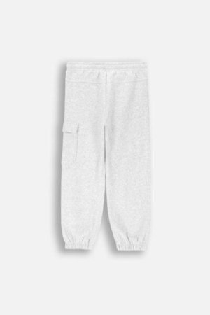 COCCODRILLO sportinės kelnės MYSTIC NATURE GIRL JUNIOR, pilkos, ZC4120201MGJ-019-164, 164 cm