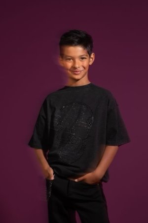 COCCODRILLO marškinėliai, pilki, ZC5143201EPB-019-152, 152 cm 